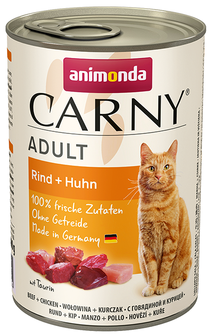 Carny Adult hovězí a kuřecí - konzerva pro kočky 400 g