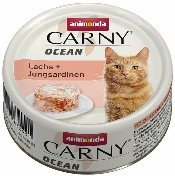 Carny Ocean losos a mladé sardinky - konzerva 80 g