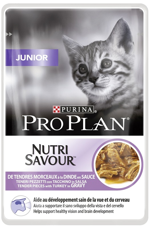 Pro Plan Junior Turkey - kapsička pro kočky 85 g