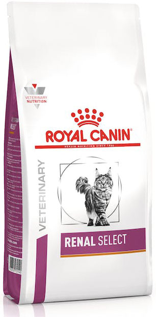 Royal Canin VD Feline Renal Select 4 kg + dietní kapsička Renal ZDARMA