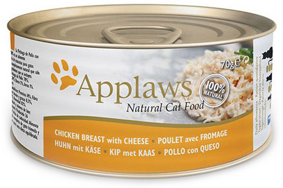Applaws kuřecí prsa a sýr - konzerva pro kočky 70 g
