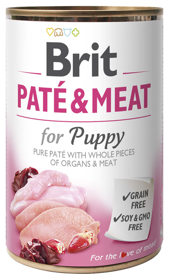 Brit Paté and Meat Puppy - konzerva pro štěňata 400 g