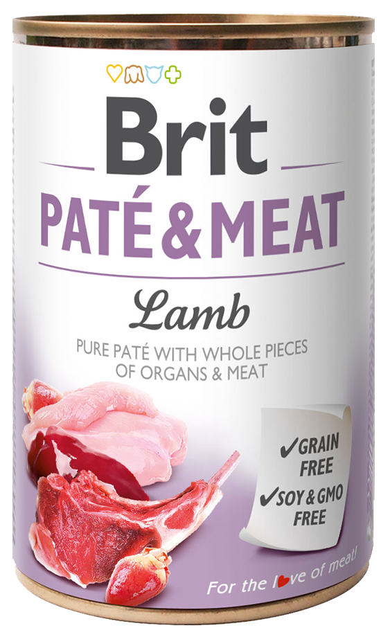 Brit Paté and Meat Lamb - konzerva pro psy 400 g
