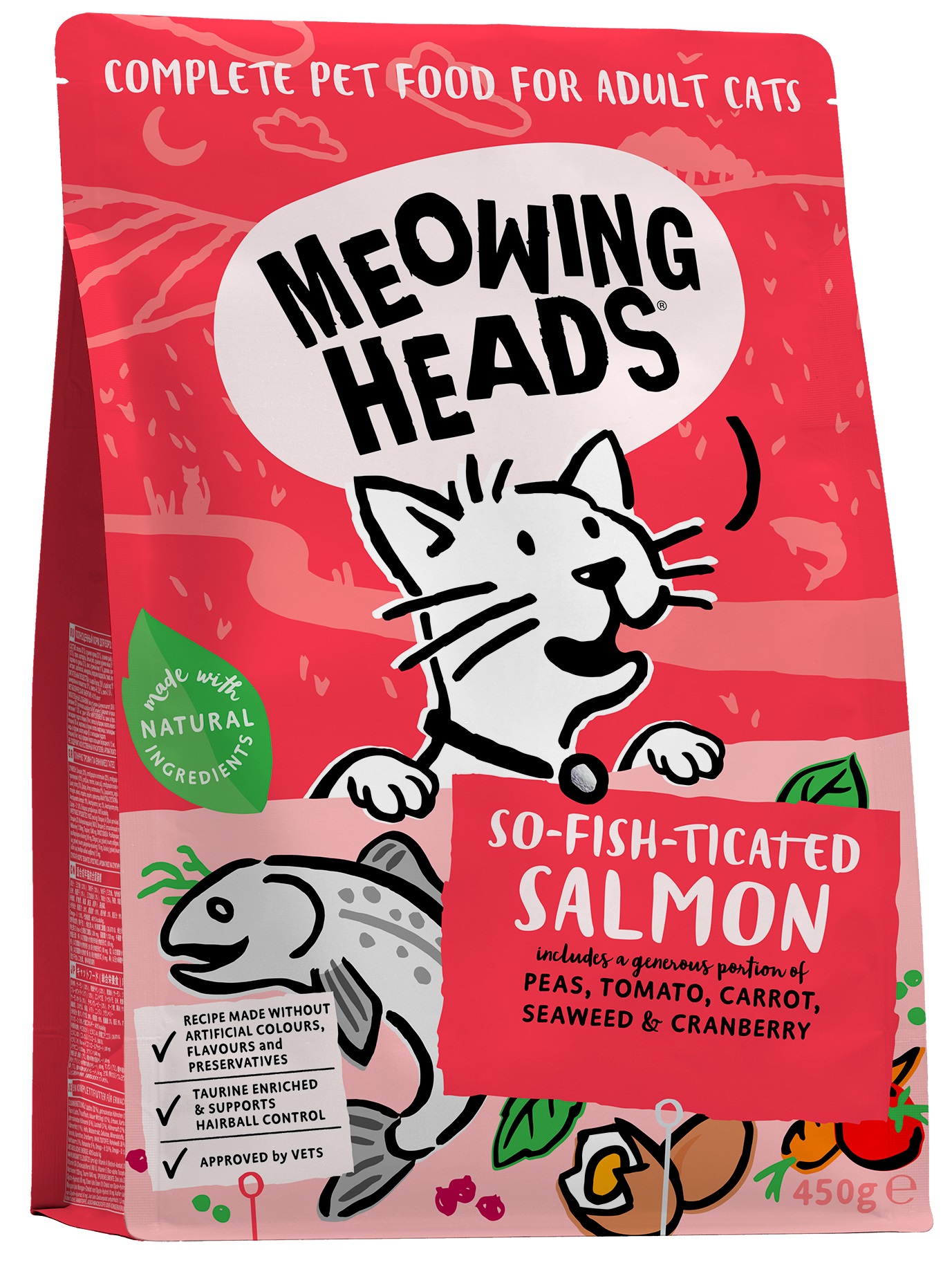 Meowing So-fish-ticated Salmon 450 g