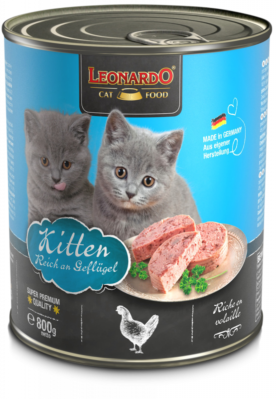 Leonardo Kitten - konzerva pro koťata 800 g