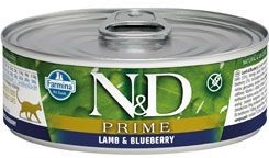 N&D Prime Cat Lamb Blueberry - konzerva pro kočky 70 g