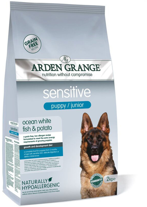 Arden Grange Sensitive Puppy Junior Ocean White Fish and Potato 2 kg