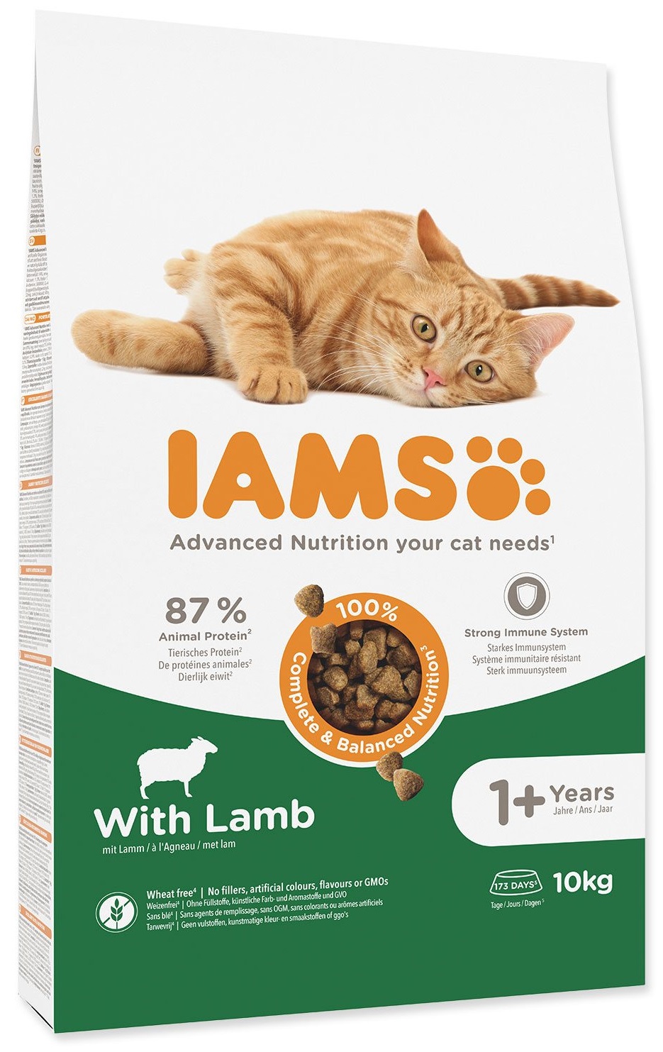 IAMS Cat Adult Lamb 10 kg