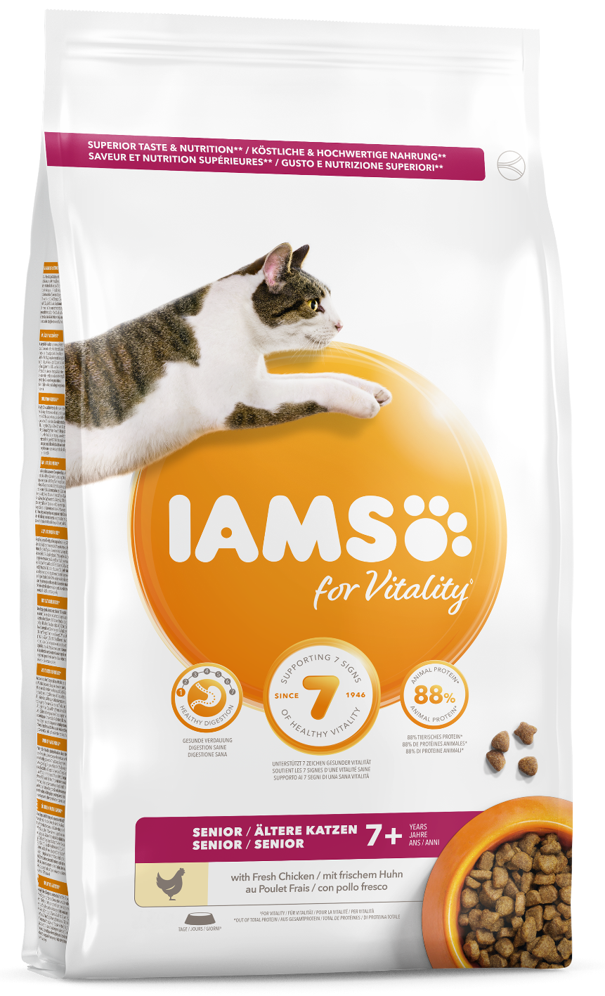 IAMS Cat Senior Chicken 10 kg