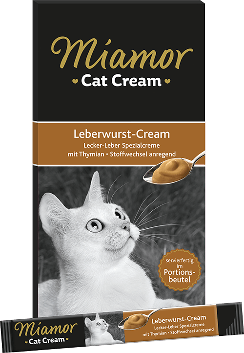 Miamor Cream s játrovou paštikou 6x15 g - krém pro kočky