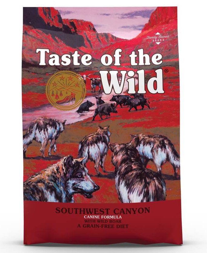 Taste of the Wild Southwest Canyon 12,2 kg + mrazem sušené pamlsky ZDARMA