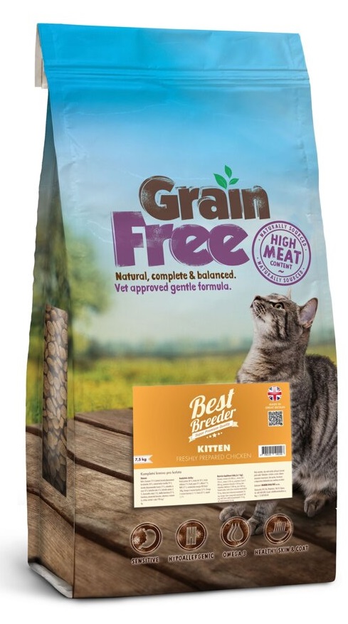 Best Breeder Grain Free Cat Kitten Chicken 7,5 kg