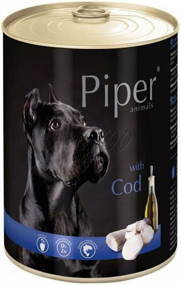 Piper s treskou - konzerva pro psy 400 g