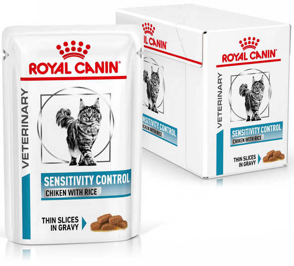 Royal Canin VD Feline Sensitivity Chicken - kapsička 12x85 g