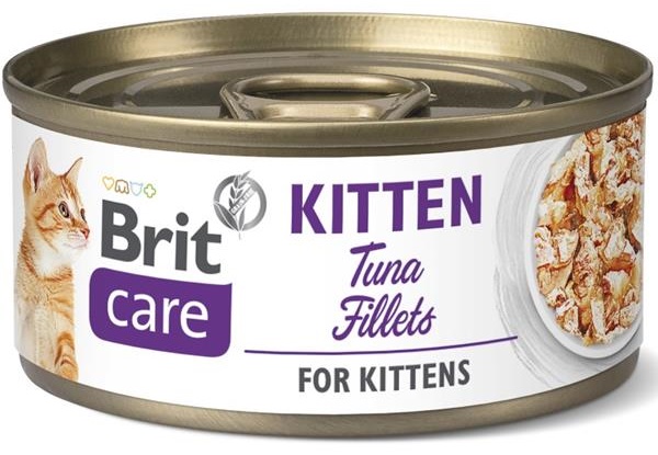 Brit Care Cat Kitten tuňák - konzerva pro koťata 70 g