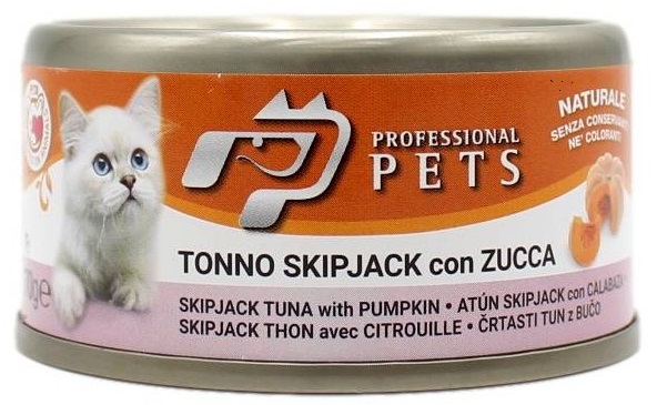 Professional Pets tuňák s dýní - konzerva pro kočky 70 g