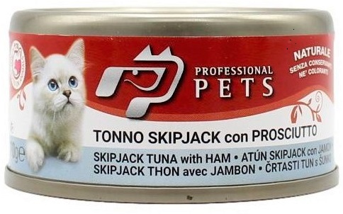 Professional Pets tuňák se šunkou - konzerva pro kočky 70 g