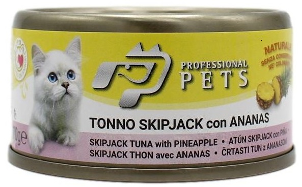 Professional Pets tuňák s ananasem - konzerva pro kočky 70 g