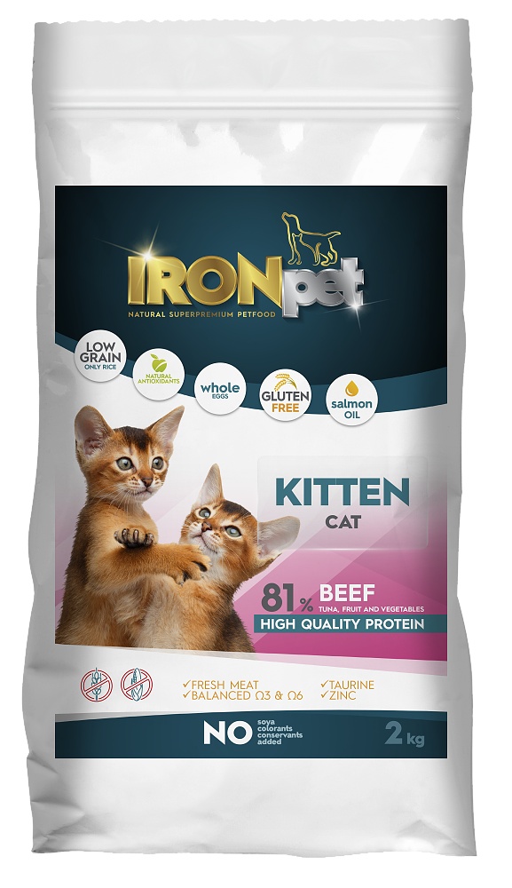 IRONpet Kitten Beef 2 kg