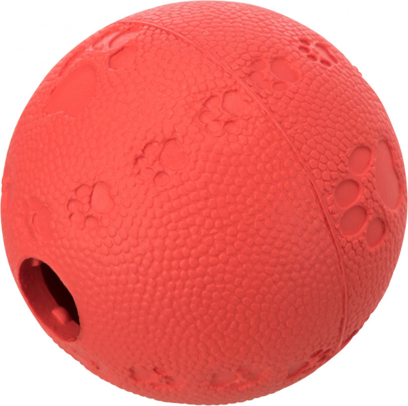 Gumový míček na pamlsky 6 cm