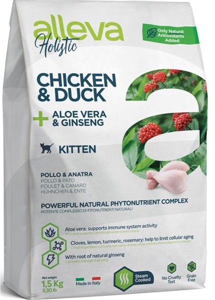 Alleva Holistic Kitten Chicken Duck 1,5 kg