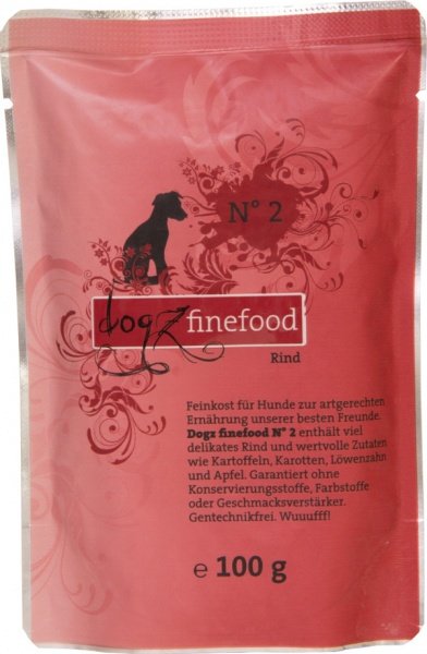 Dogz Finefood No.2 hovězí - kapsička po psy 100 g