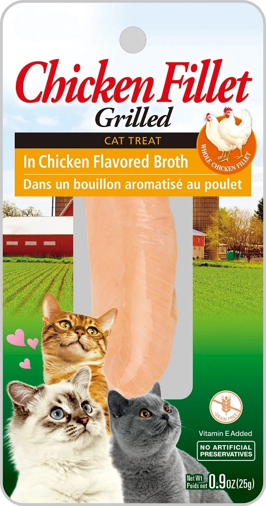 Lehce grilovaný kuřecí filet - pamlsek pro kočky 25 g