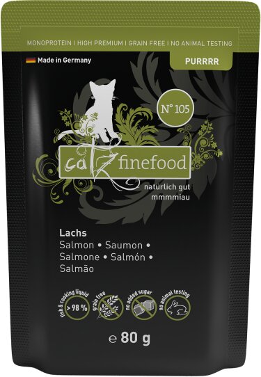 Catz Finefood Purrrr losos - kapsička pro kočky 85 g