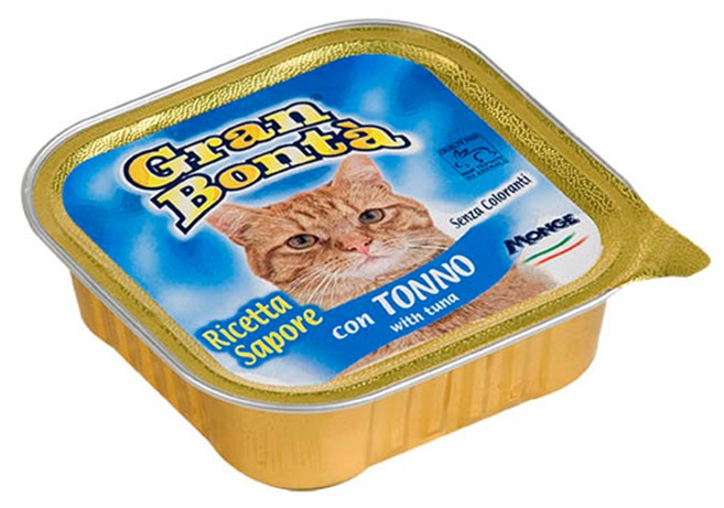 Gran Bonta paté s tuňákem - vanička pro kočky 100 g