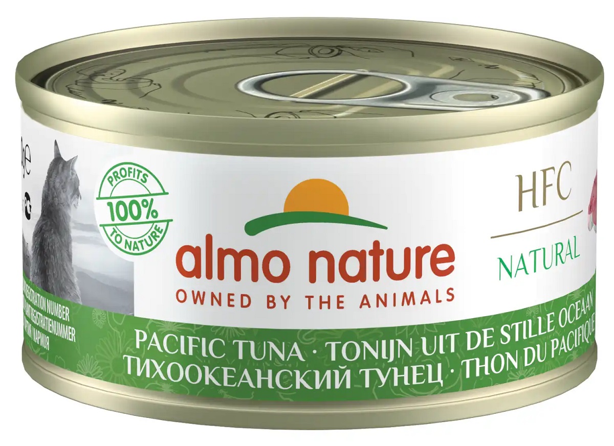 Almo Nature HFC Natural pacifický tuňák - konzerva pro kočky 70 g