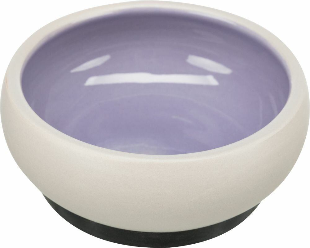 Keramická miska s gumovým dnem pro kočky 12 cm Barva: fialová