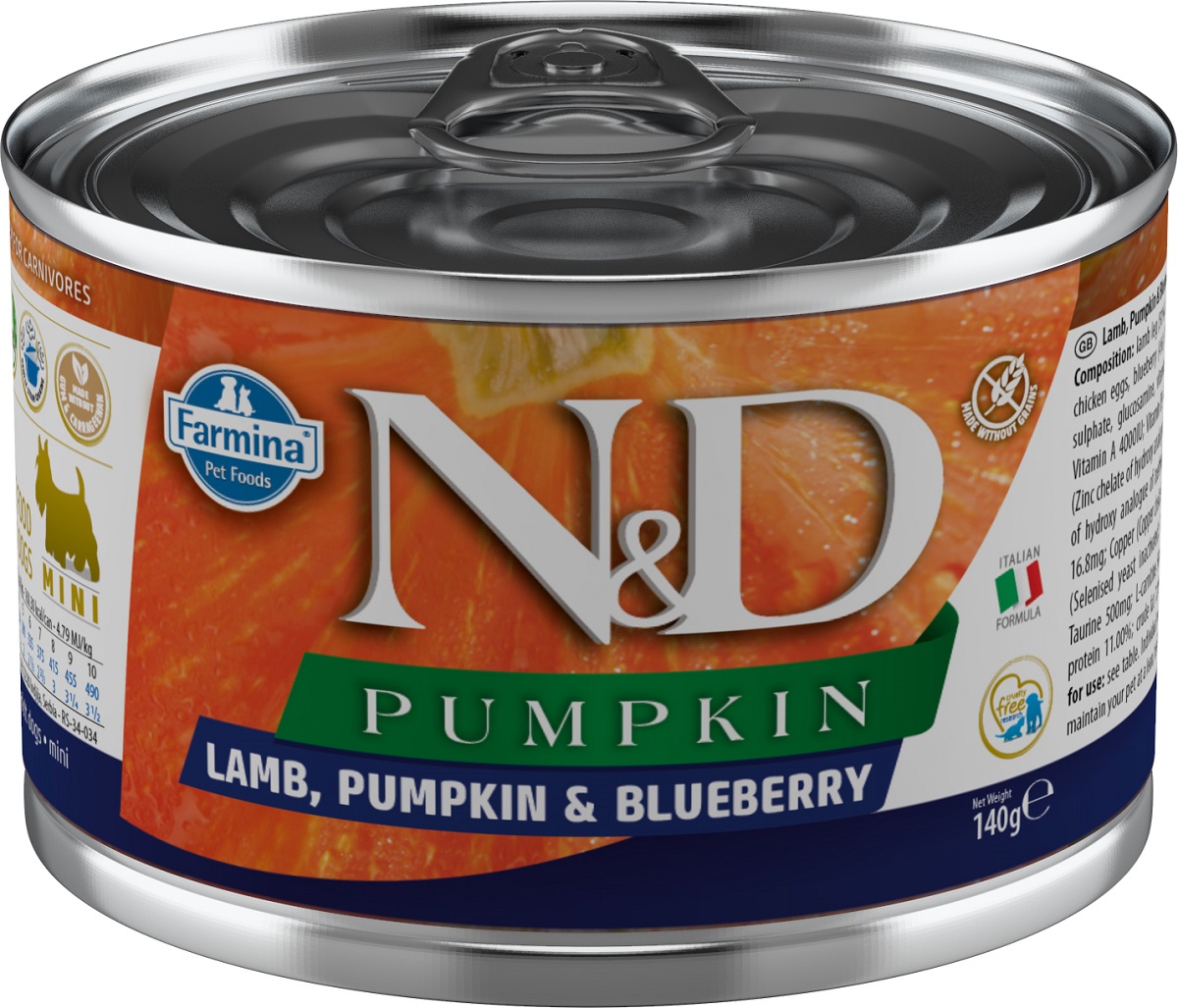 N&D Pumpkin Lamb Blueberry Mini 140 g