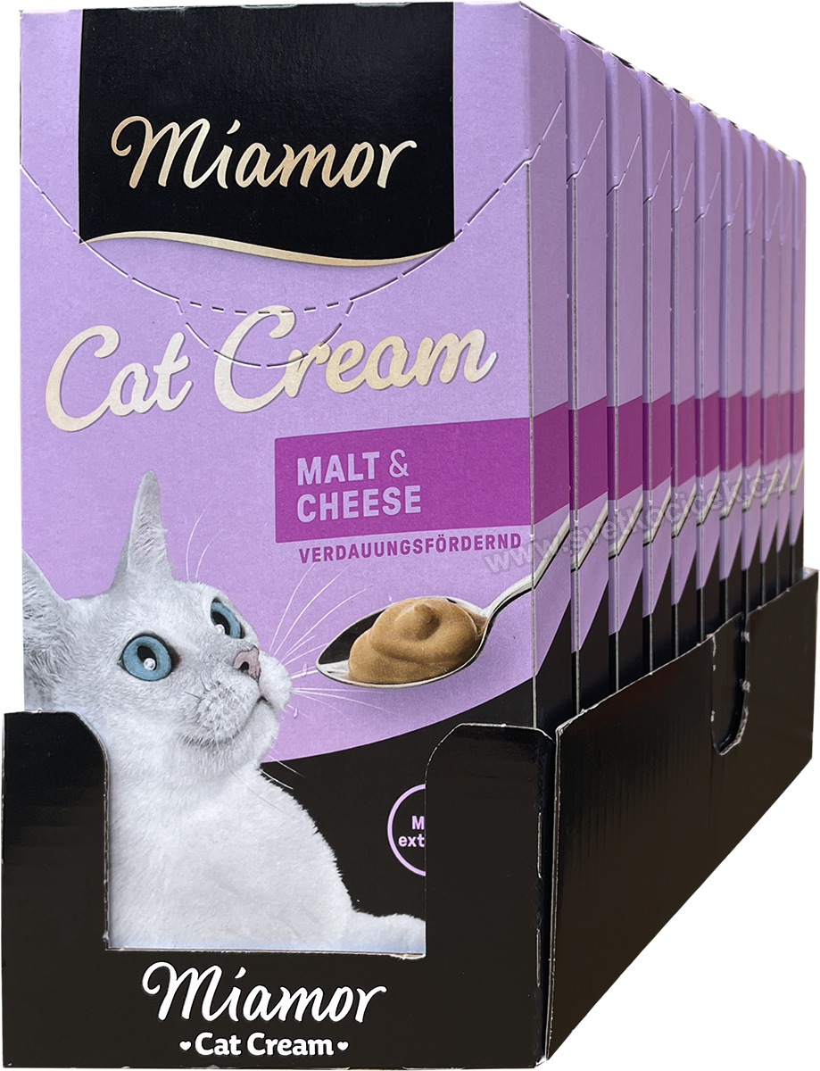 Miamor Malt Cream se sýrem 6x15 g MULTIPACK - 11 krabiček