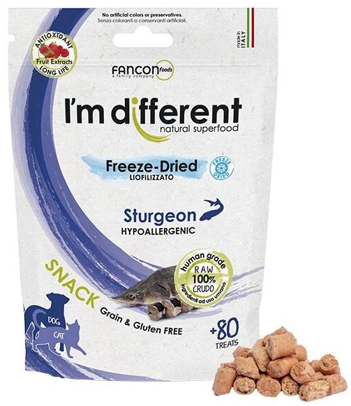 I'm different Raw Freeze-Dried jeseter - pamlsky 40 g