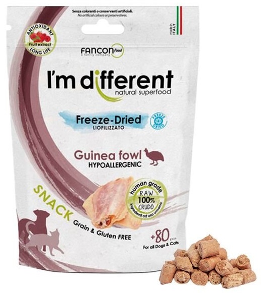 I'm different Raw Freeze-Dried perlička - pamlsky 40 g