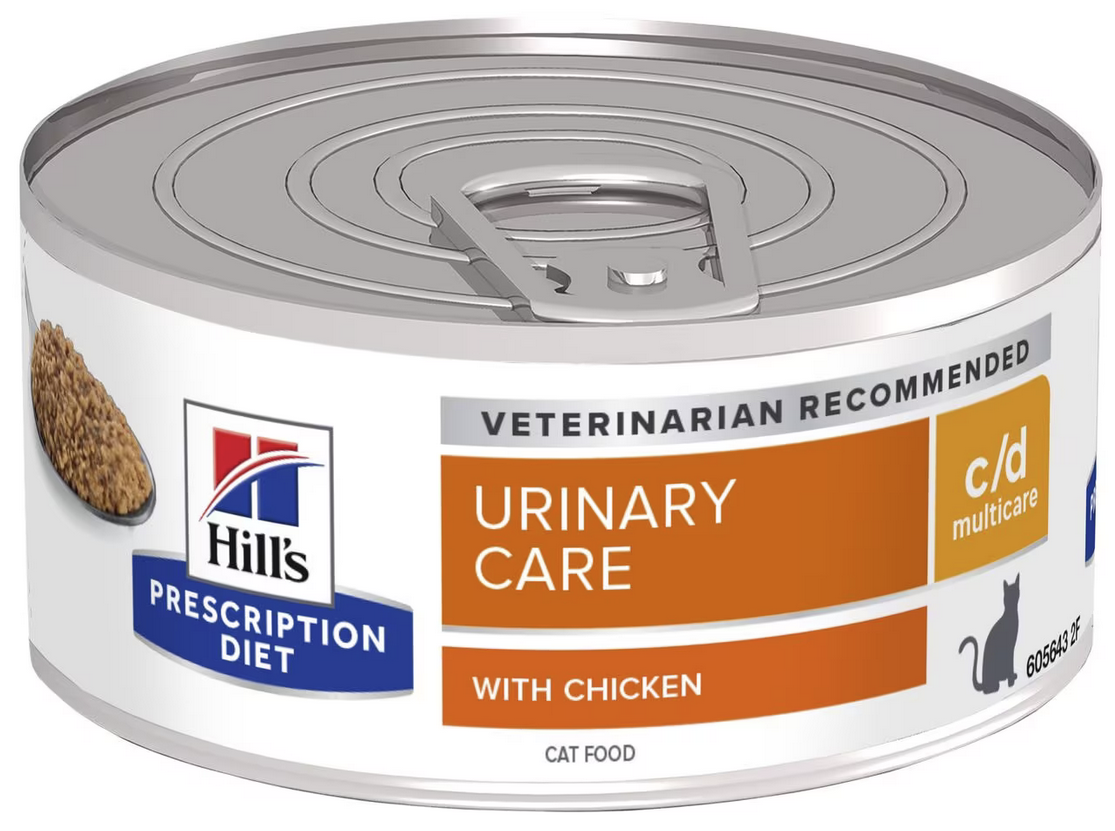 Hill's C/D Feline Urinary Multicare - konzerva 156 g