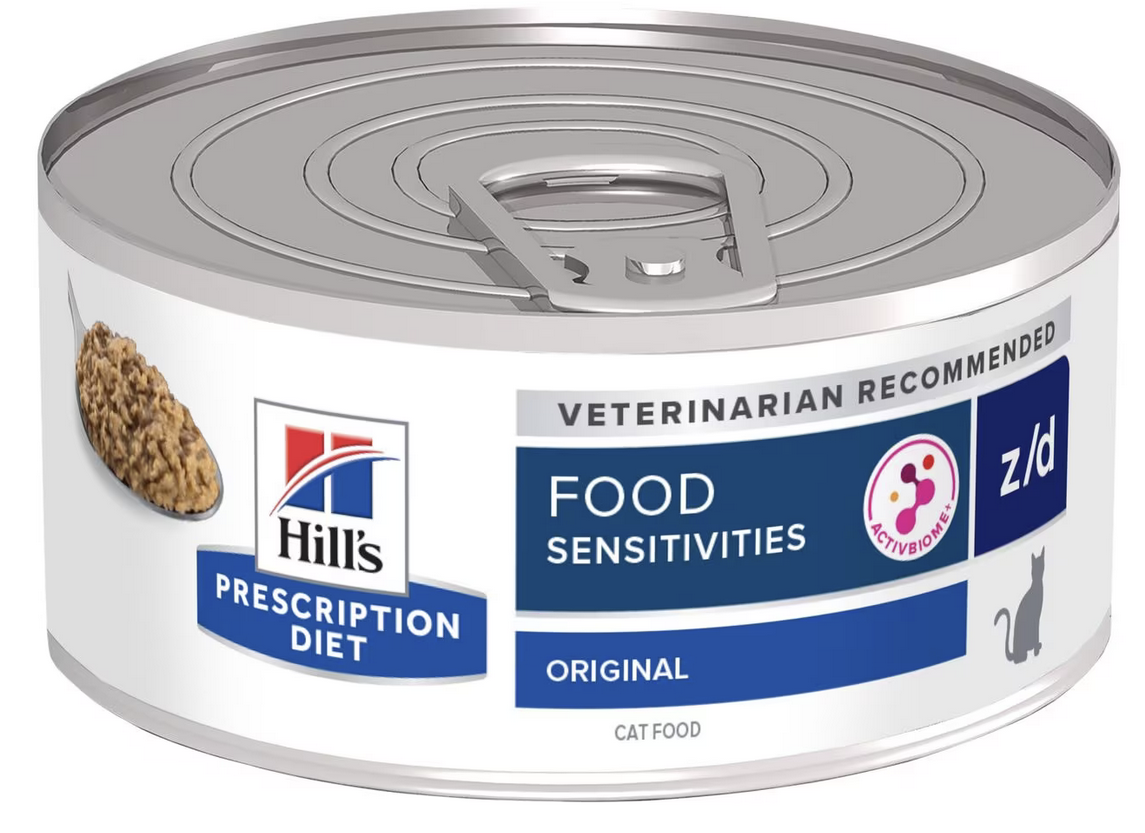 Hill's Z/D Feline Food Sensitivities - konzerva 156 g