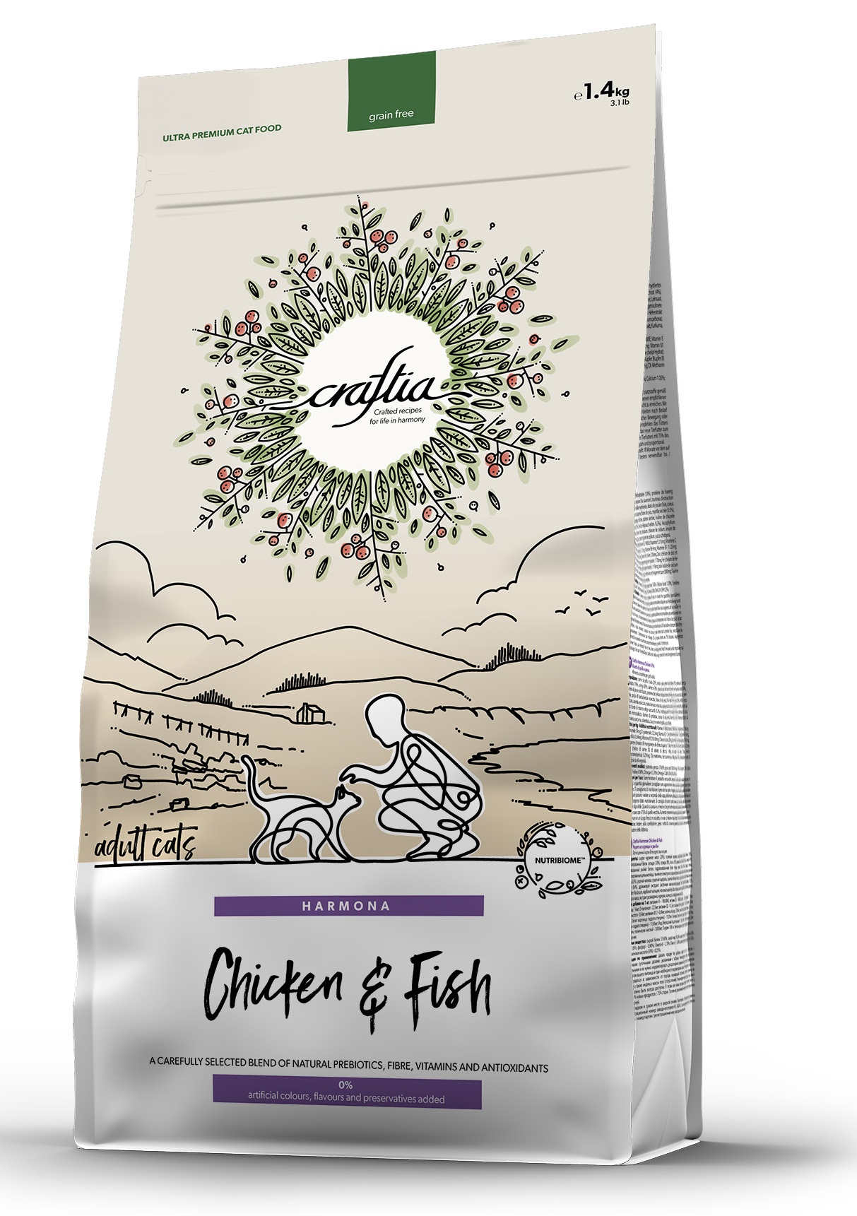 Craftia Harmona Adult Chicken Fish 1,4 kg