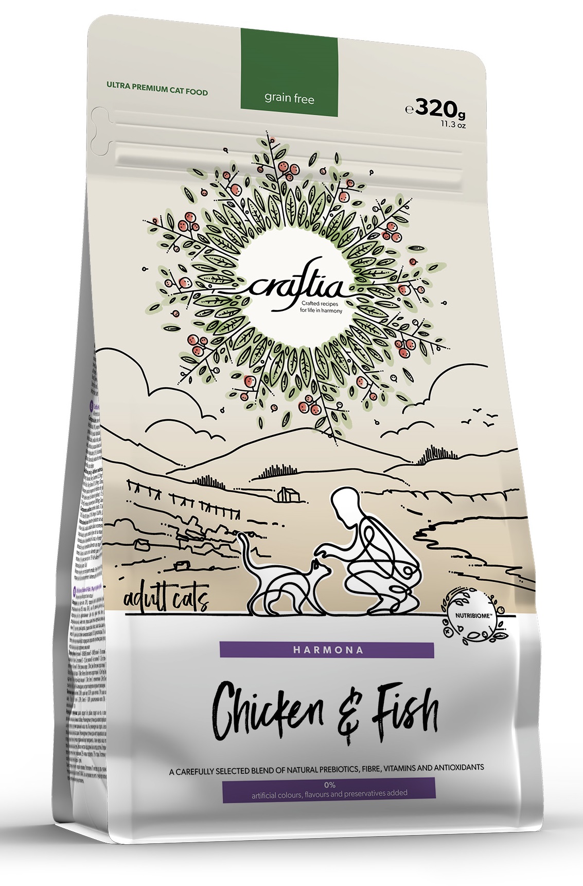 Craftia Harmona Adult Chicken Fish 320 g