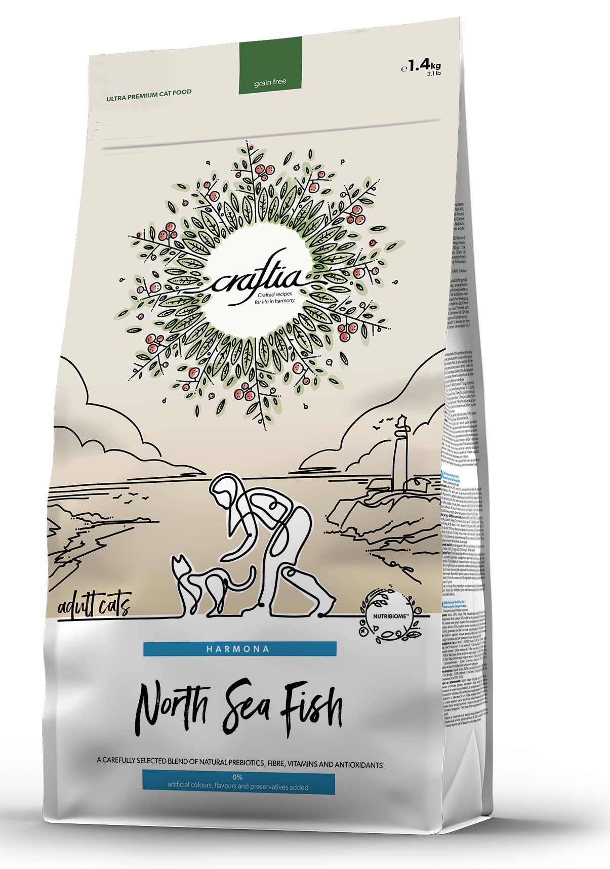 Craftia Harmona Adult North Sea Fish 1,4 kg