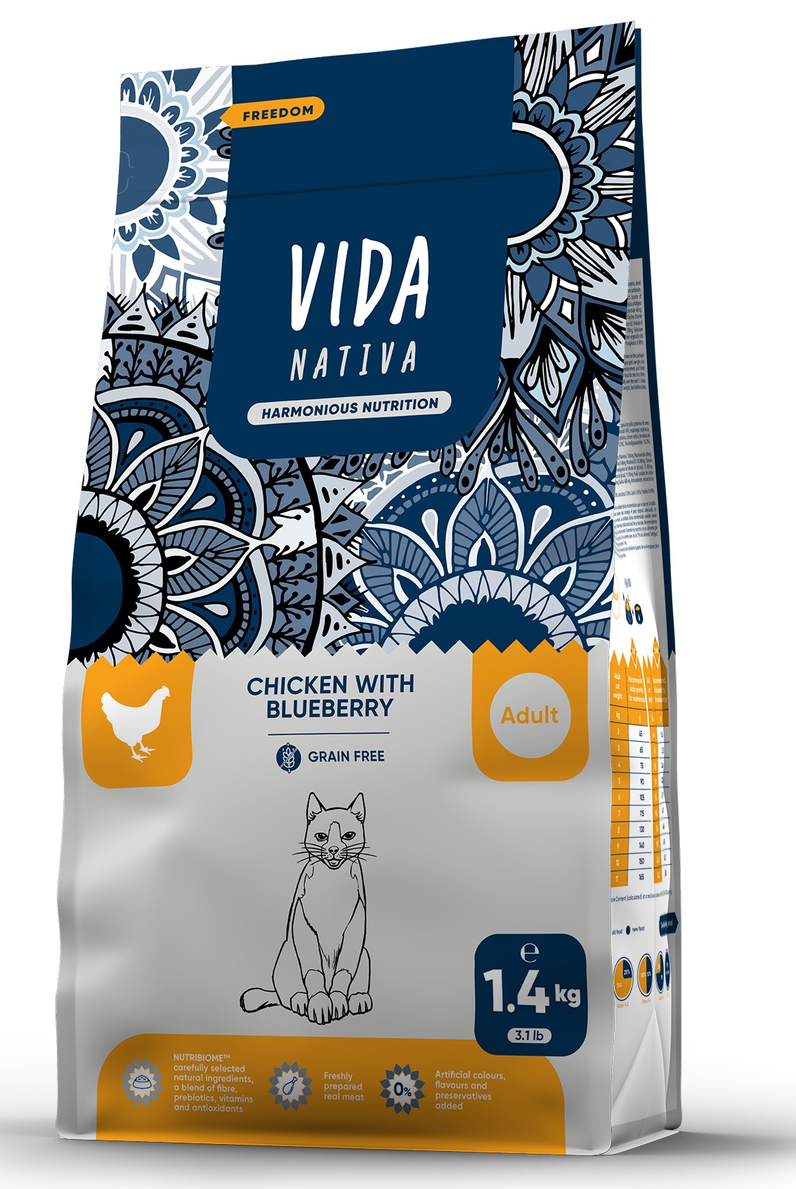 Vida Nativa Adult Chicken Blueberry 1,4 kg