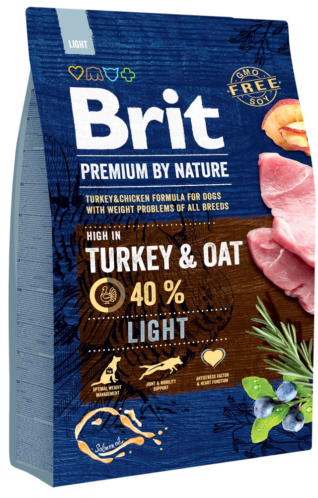 Brit Dog Premium by Nature Light Velikost: 3 kg