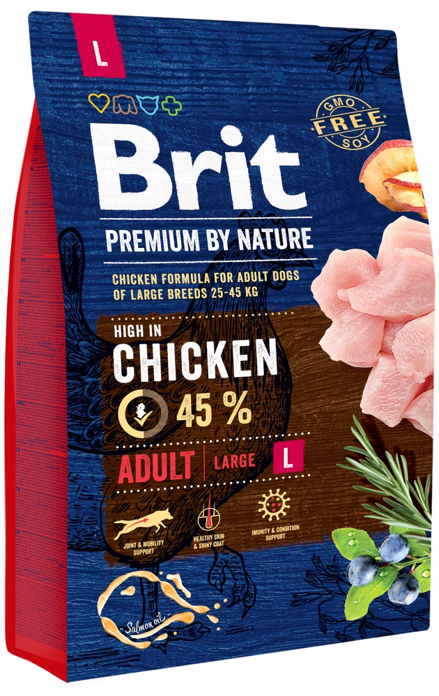Brit Dog Premium by Nature Adult L Velikost: 3 kg
