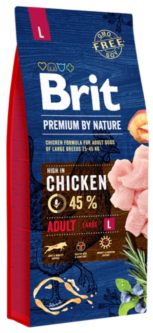 Brit Dog Premium by Nature Adult L Velikost: 15 kg