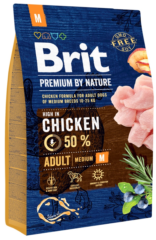 Brit Dog Premium by Nature Adult M Velikost: 3 kg