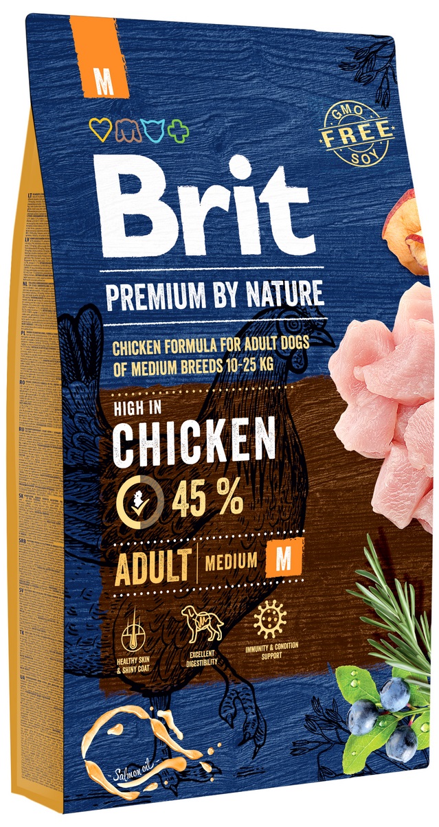 Brit Dog Premium by Nature Adult M Velikost: 8 kg