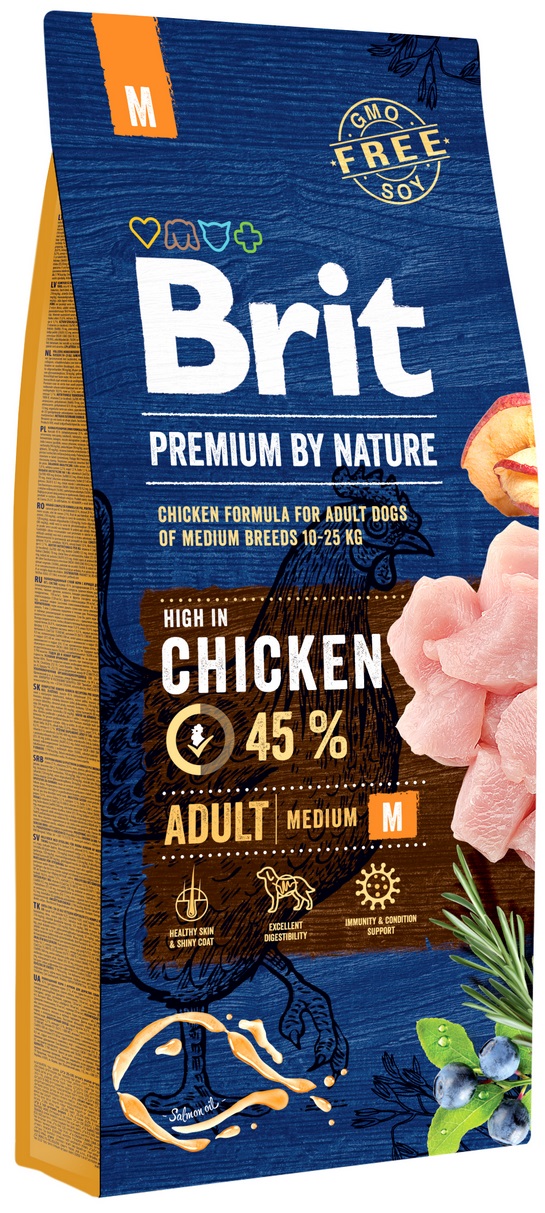 Brit Dog Premium by Nature Adult M Velikost: 15 kg