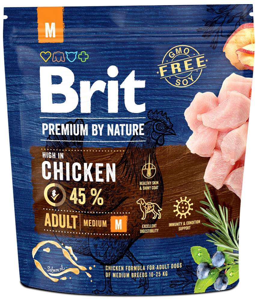 Brit Dog Premium by Nature Adult M Velikost: 1 kg