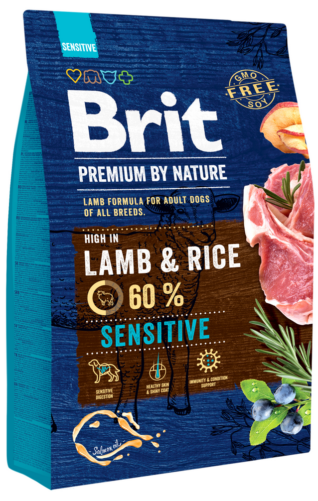 Brit Dog Premium by Nature Sensitive Lamb Velikost: 3 kg