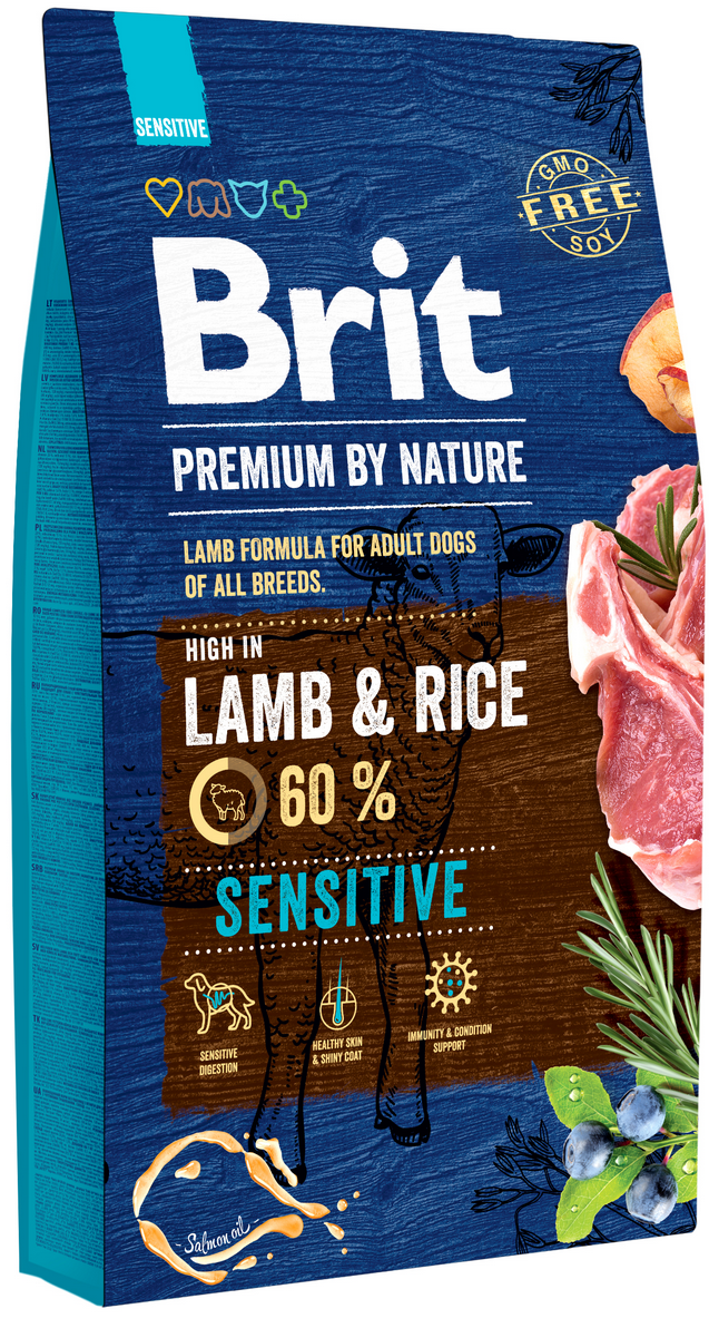 Brit Dog Premium by Nature Sensitive Lamb Velikost: 8 kg